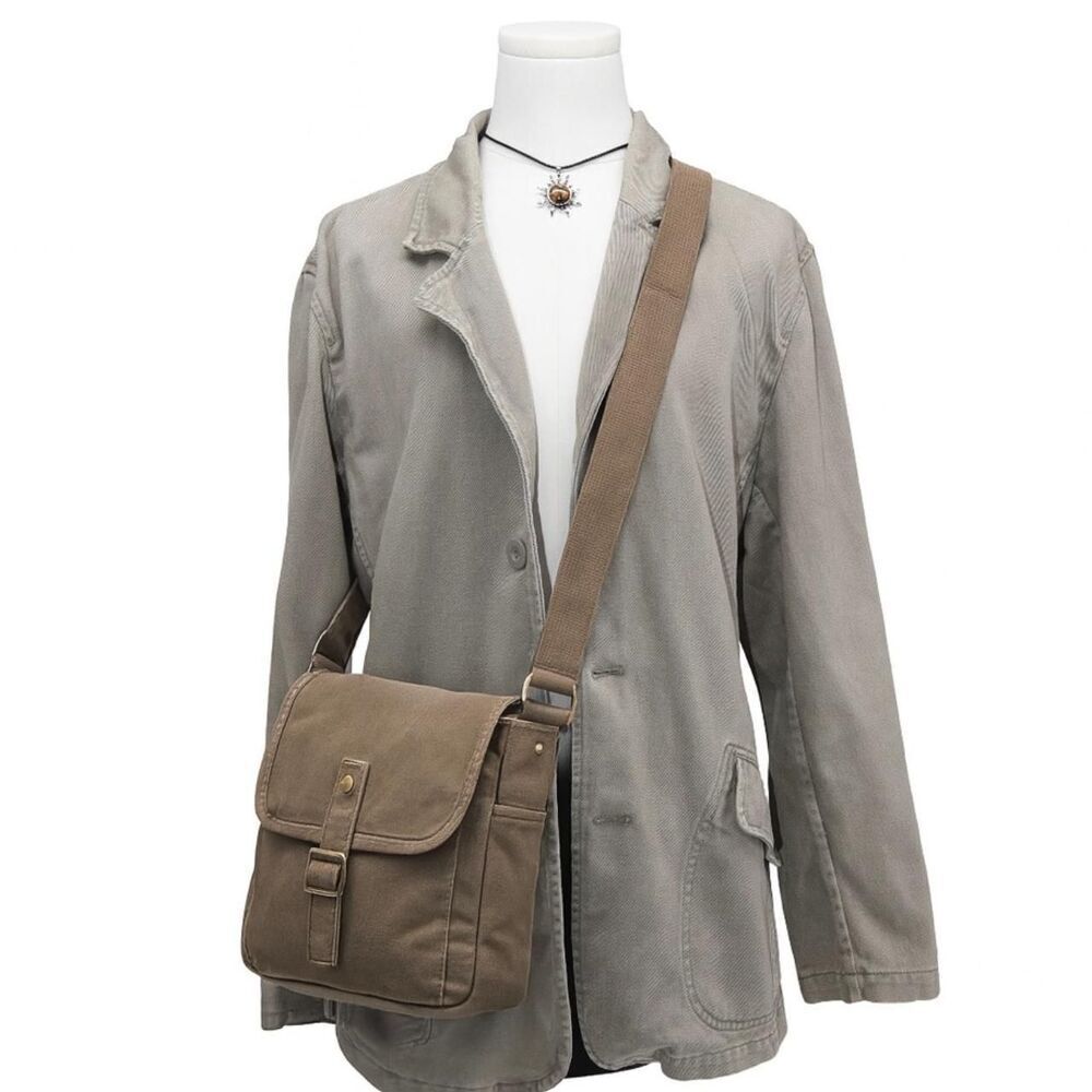 American Vintage Grunge Women's Tan and Brown Utility Jacket 90s Vibe